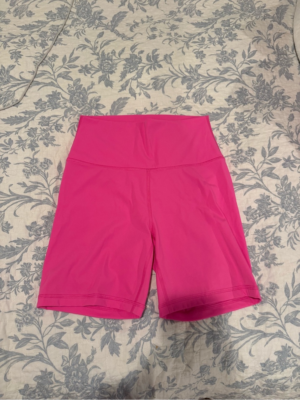 CRZ YOGA Hot Pink High-Waist Athletic Bike Shorts